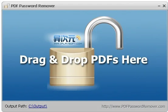 PDF Password Remover:拖放解除PDF复制、打印限制的使用方法与局限