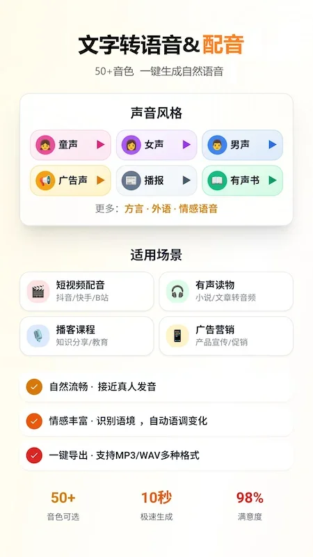 录音文字转换配音 截图 2