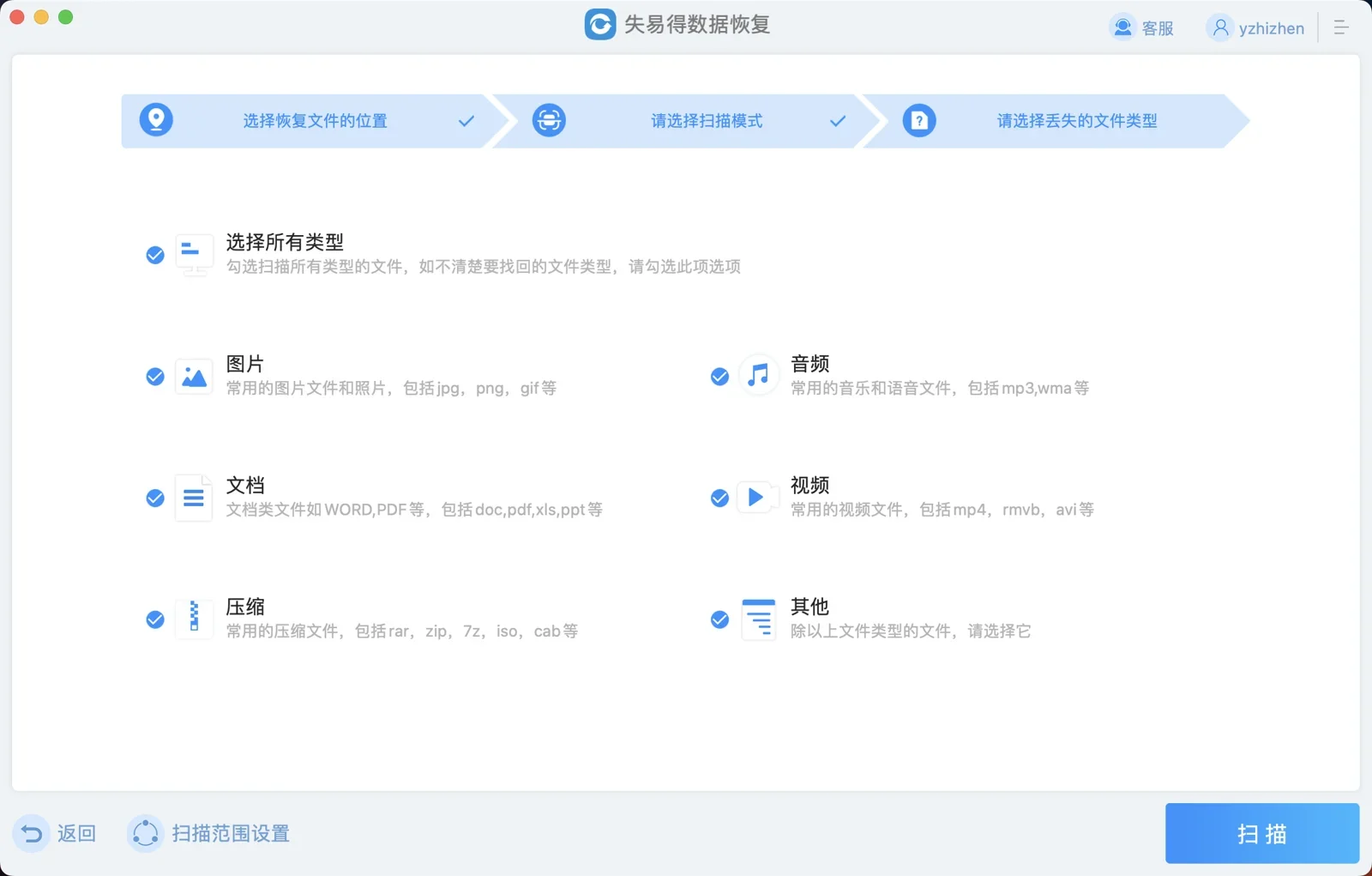失易得数据恢复Mac版 截图 3