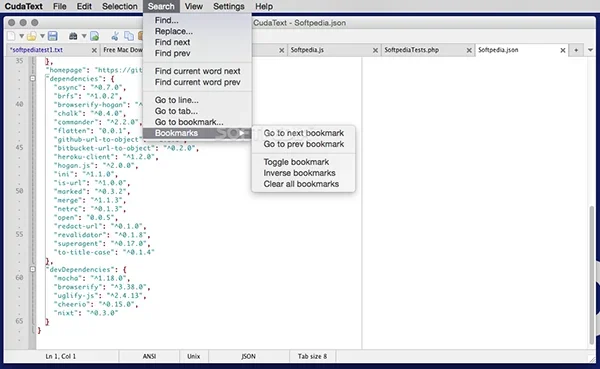 CudaText Mac版 截图 2