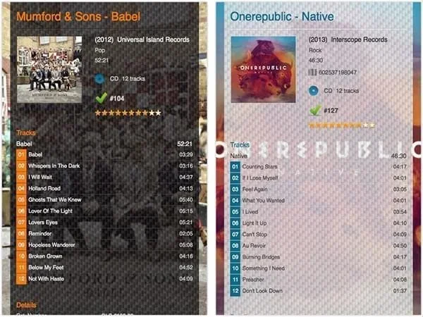 Music Collector for mac 截图 1