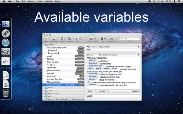 aText for Mac 截图 1