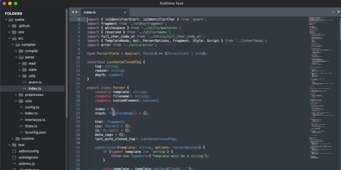 Sublime Text Mac版 截图 2