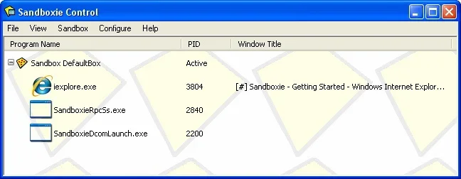sandboxie 截图 1
