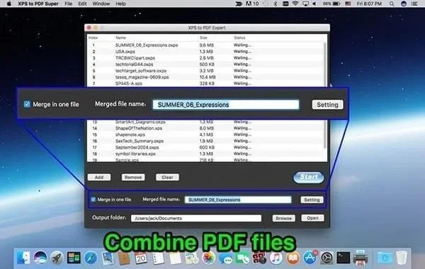 XPS to PDF Super Mac版 截图 1