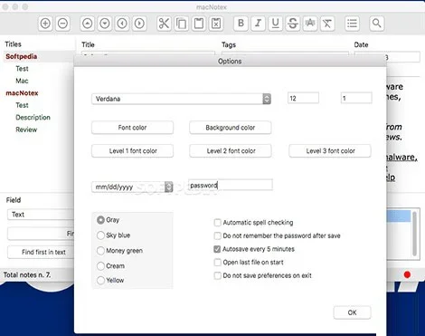 macNotex Mac版 截图 2