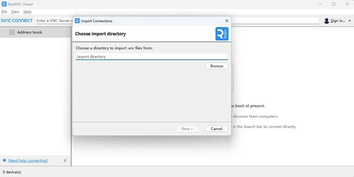 VNC Viewer Mac版 截图 1