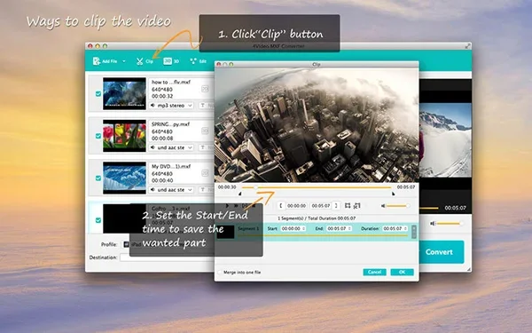 4Video MXF Converter Mac版 截图 2