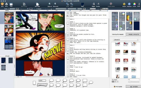 Comic Life 3 for Mac 截图 1